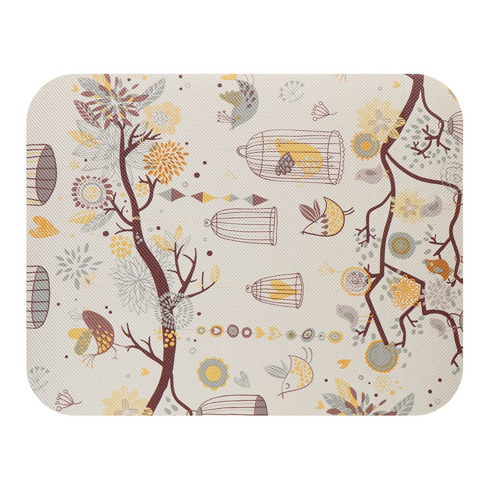 Ethnic Style Canvas Mouse Pad Mice Mat Rubber Anti-slip Durable Desk Cushion Tablet Mat Computer Peripherals Accessory: Style-8