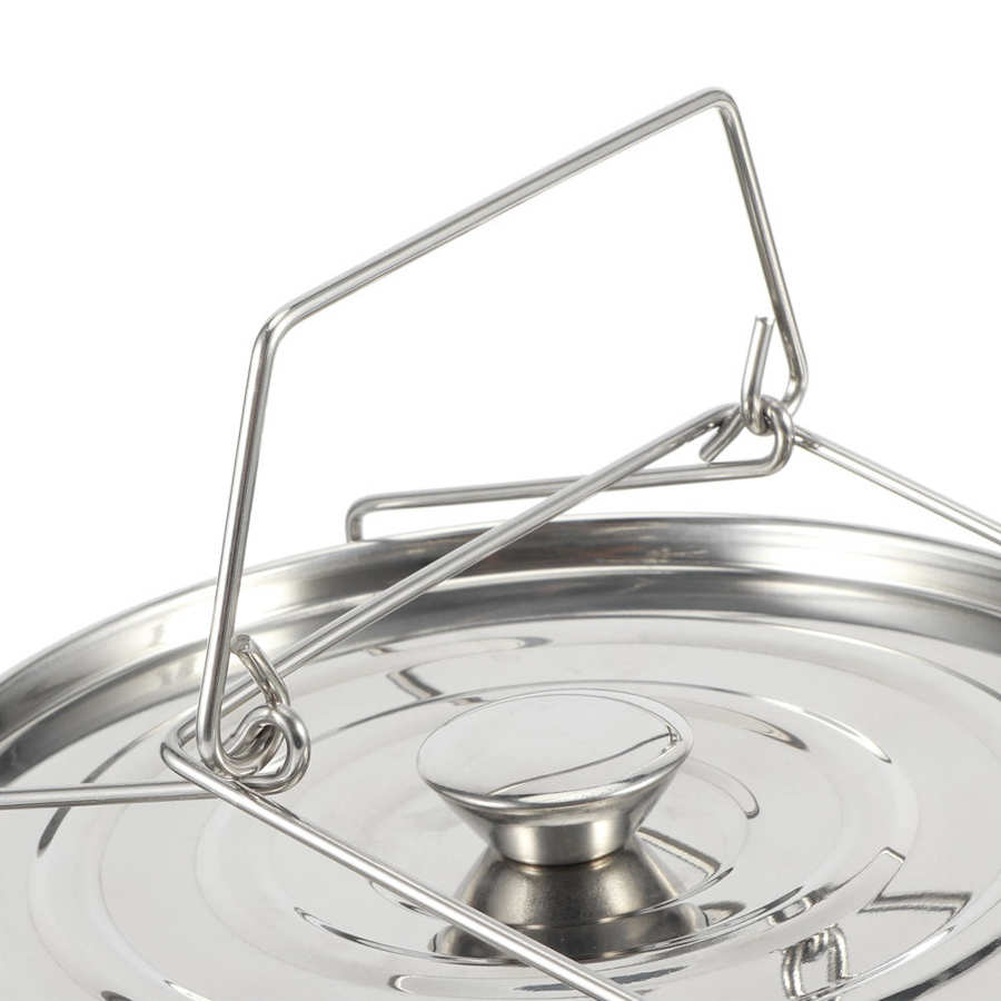 Pressure Pot Accessories Stackable 3 Tier Stainless Steel Cooker Pot Set Cook Food Pressure Pot Accessories Pot