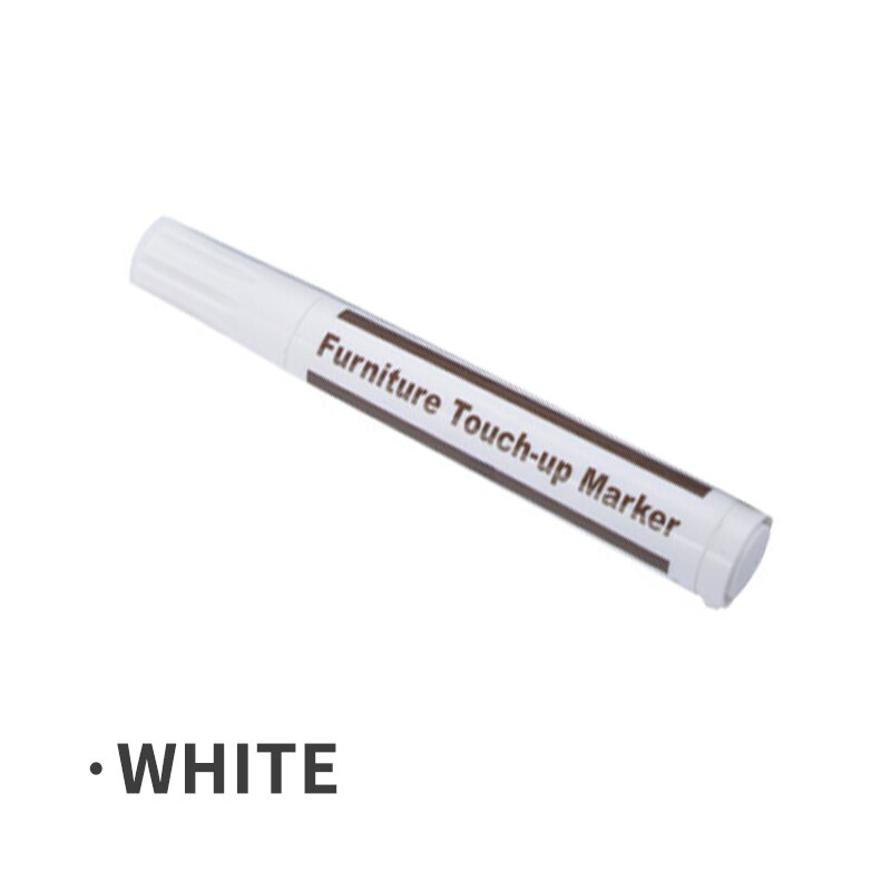 8 Kleuren Houten Meubels Touch Up Markers Pen Hout Krassen Herstellen Marker Kras Verf Pen Diy Hout Composiet Reparatie Tool: white