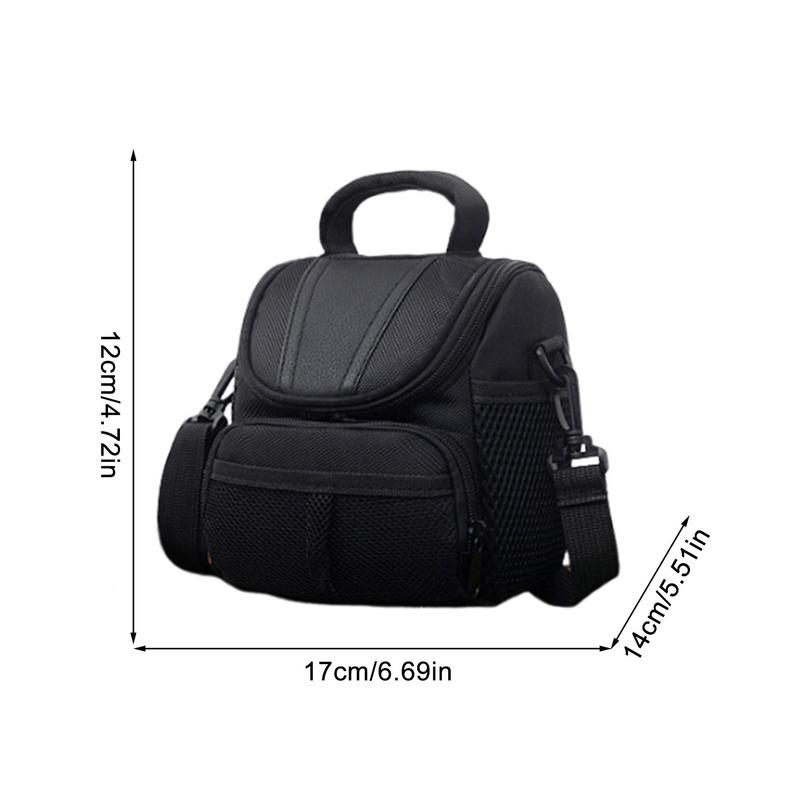 Torba na aparat SLR etui Crossbody na ramię SLR średniej miękka wyściólka sprzęt do monitoringu torba/etui z przegrodą na laptopa do zabezpieczenia przed kradzieżą