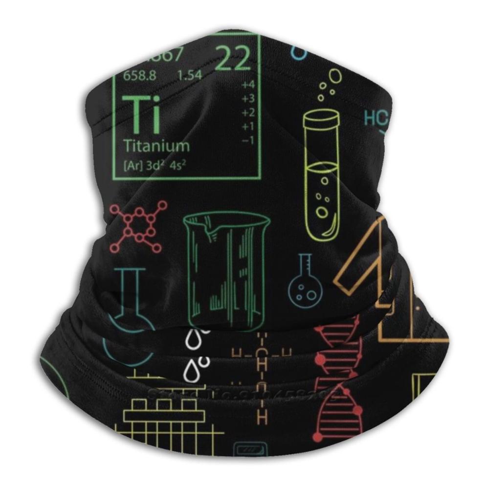 Chemistry Microfiber Neck Warmer Bandana Scarf Face Mask Chemistry Chemistry Chem Laboratory Lab Coat Chemistry Proton Neutron: Default Title