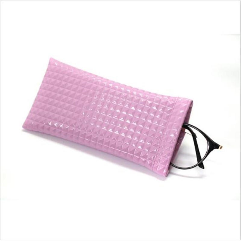Portable Zipper Eye Glasses Clam Shell Sunglasses Hard Case Protector Box