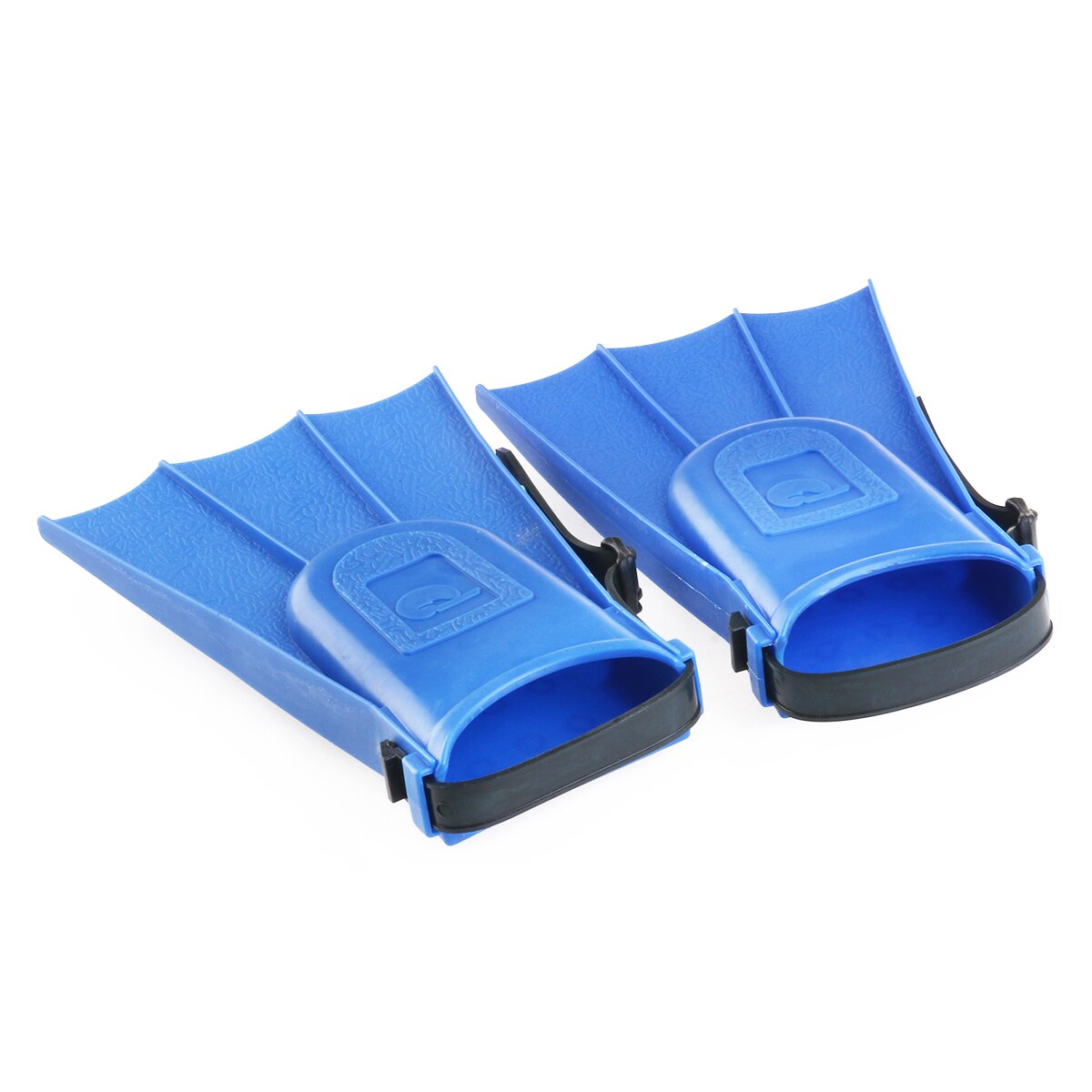 Kids Adjustable Flippers Fins Swimming Diving Learning Tools (Blue)