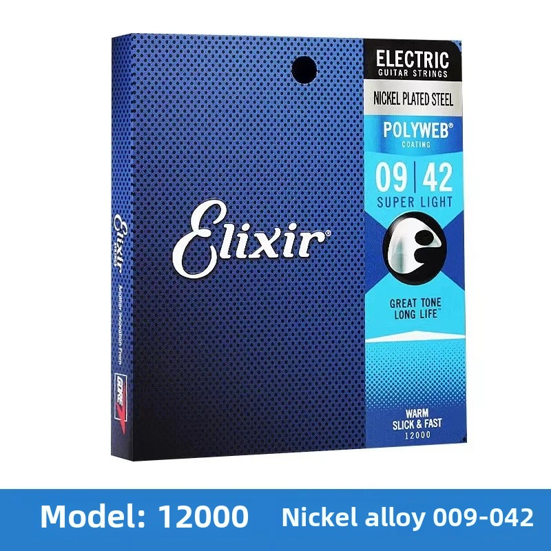 Guitar Strings Illices Bronze Phosphate Strings Electric Guitar Strings 12052 12002 Wooden Guitar Strings 16052 027: SKY BLUE