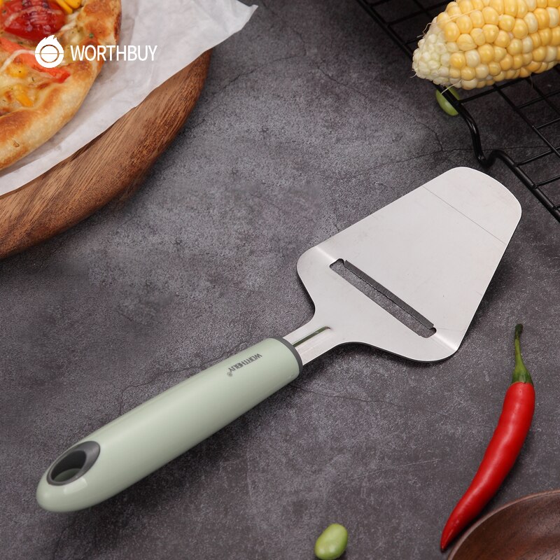 Multifunctional Cheese Slicer Cake Pizza Shovel Stainless Steel Cheese Cutter Grater Kitchen Accessories Cheese Tools