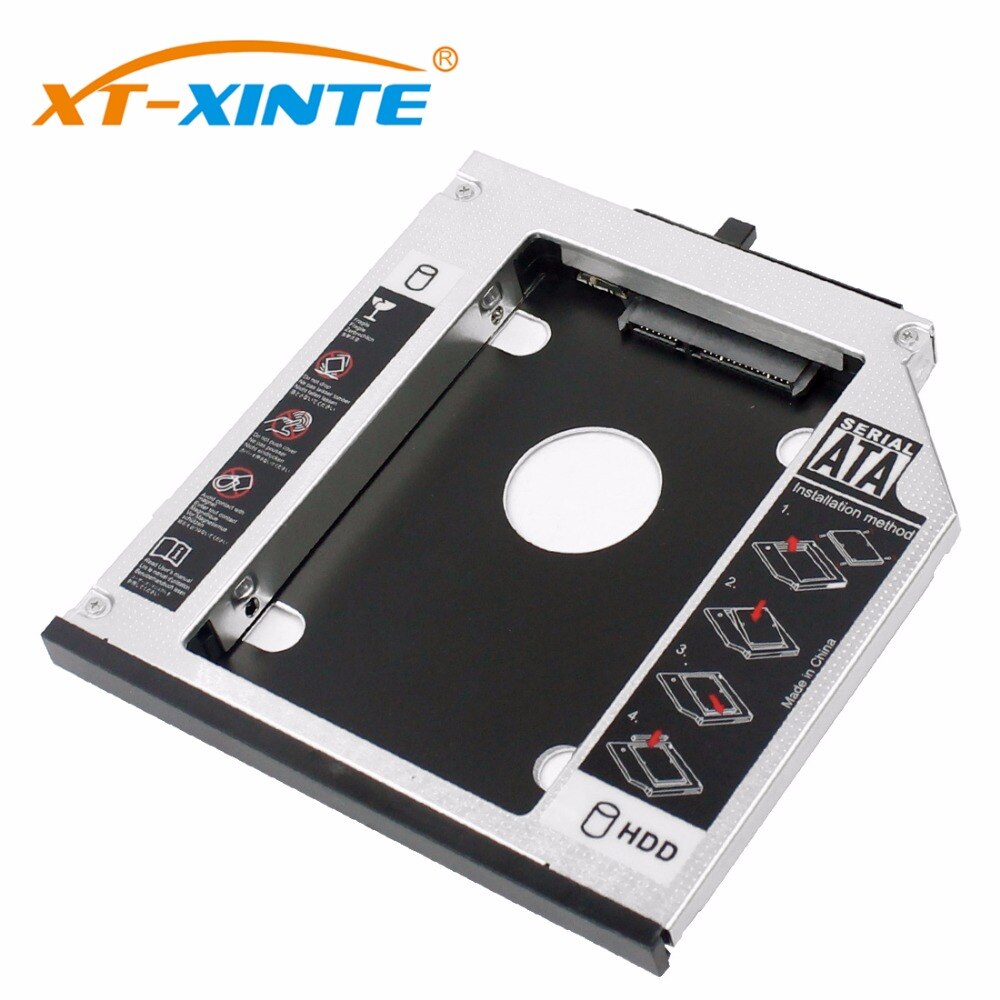 Sata 3.0 ssd-adapter 12.7mm sata-hårddisk hdd caddy bay 2.5 tums extern hölje för ibm thinkpad  r400 r500 t420