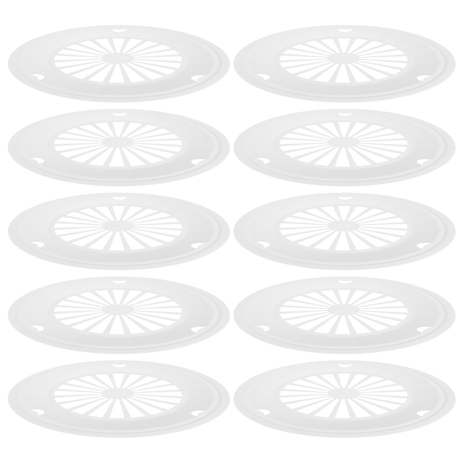 Plato de plástico para parrilla de 10 piezas, soporte de papel para barbacoa, desechable, reutilizable, suministros de Picnic, bandejas para barbacoa, platos para fiestas