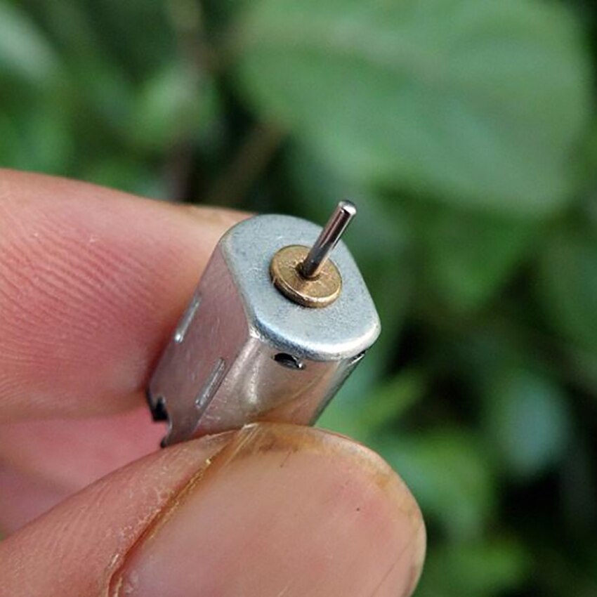 M20 Precision Motor with Metal Brush + Commutator DC12V 25500rpm Micro Motor for Audiovisual Equipment, Shaft Diameter 1mm