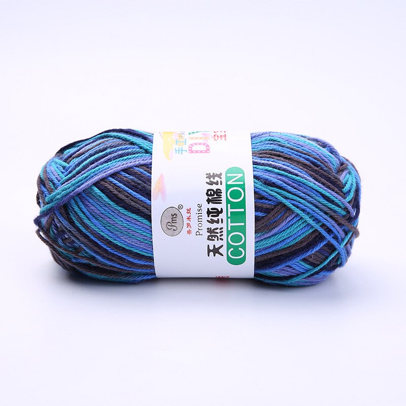 50g coton épais fil à tricoter laine au Crochet épais fil de fil épais pour bébé doux tricoté à la main couverture pull 120m: 06