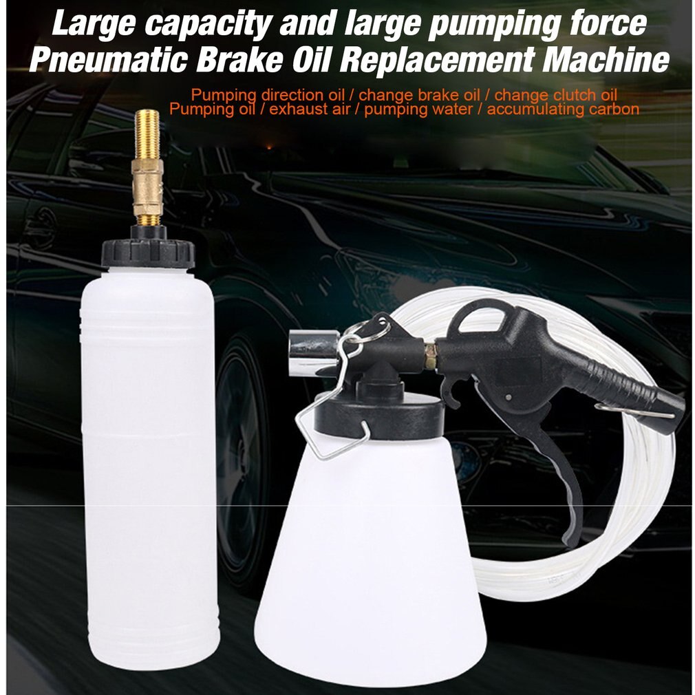 Pneumatic Brake Oil Changer Brake Fluid Replacement Injector Brake Oil Deflation Machine Pneumatic Vacuum Bleeder Tool