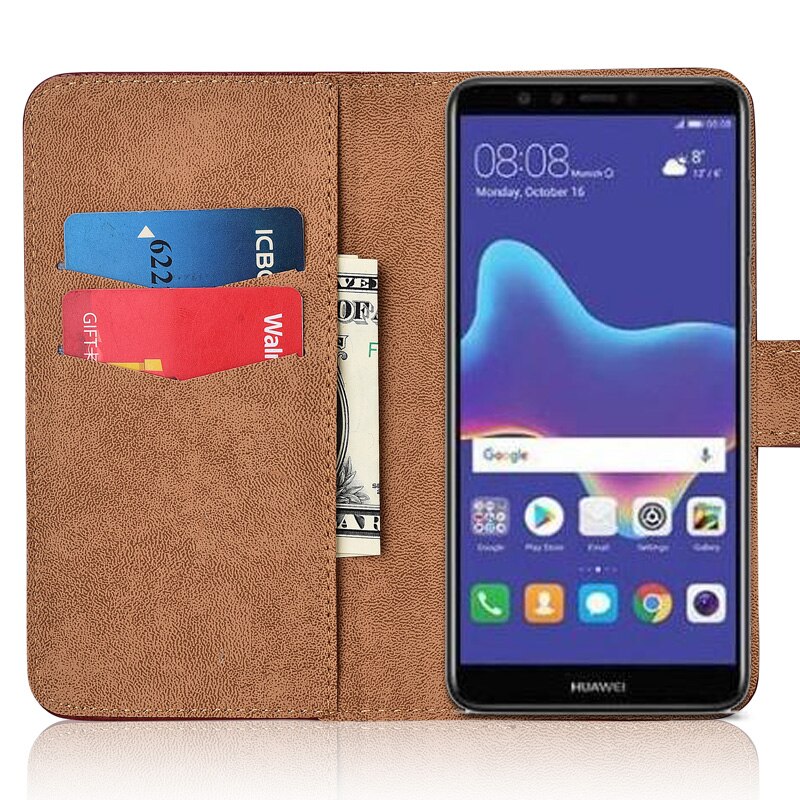 Coque For On Huawei Y9 FLA-LX1 FLA-LX2 FLA-LX3 Wallet Stand Flip Case For Huawei Y9 Cute Capai Y9 Phone Cover