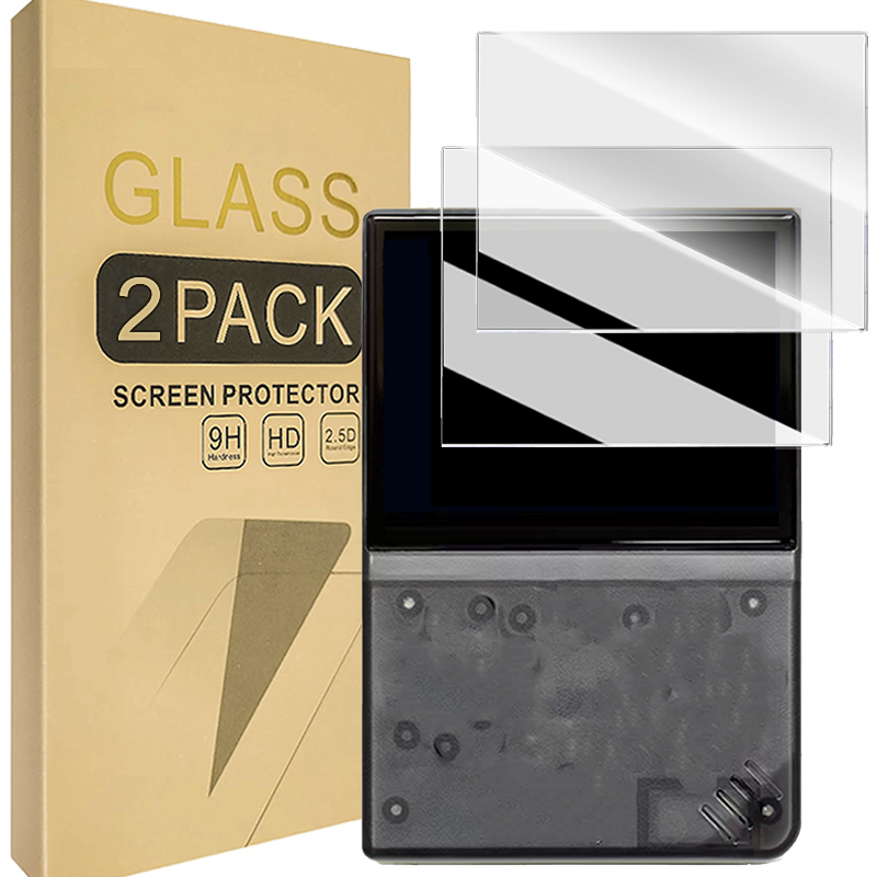 Para miyo mini plus filme de vidro temperado protetor hd tela dura filme protetor capa para miyo mini game console acessórios