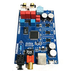 Hifi audio décodeur USB CM6631 es9023 USB vers coaxial fibre optique rca amplificateur décodeur carte son interface numérique: board