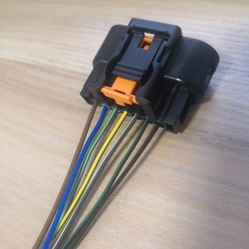 1/2/4pcs/lot 7 Pin/Way High-Voltage Ignition Coil Plug Connector With Wire Cable Pigtail For Opel Astra J Chevrolet Cruze Buick