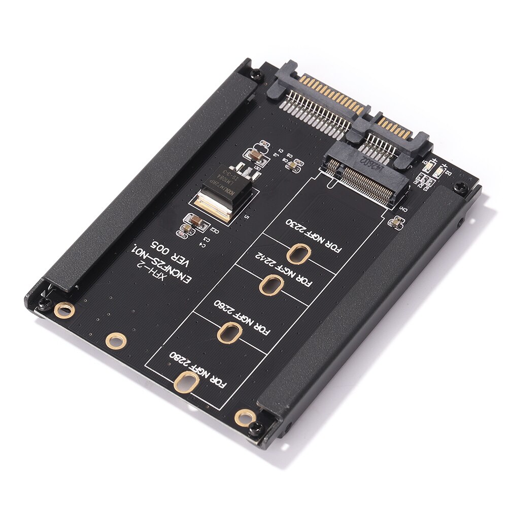 M.2 SATA Adapter Raiser M2 to SATA Adapter M.2 to SATA Adapter M.2 NGFF Converter 2.5" SATA3 Card B Key for Win7 Win8 Mac WinXP