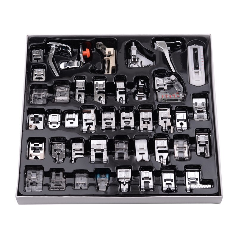 11/32/48/72PCS Sewing Machine Supplies Presser Foot Feet Accessories Singer Brother Sew Kit Braiding Blind Stitch Overlock Parts