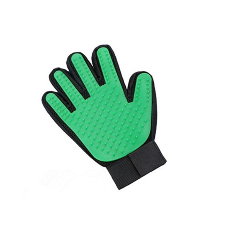 Katten En Honden Massage Handschoenen, Pet Grooming Handschoenen, Kat Haar Grooming, Milieuvriendelijk Siliconen Bad Borstel, dierbenodigdheden: Right hand / Green