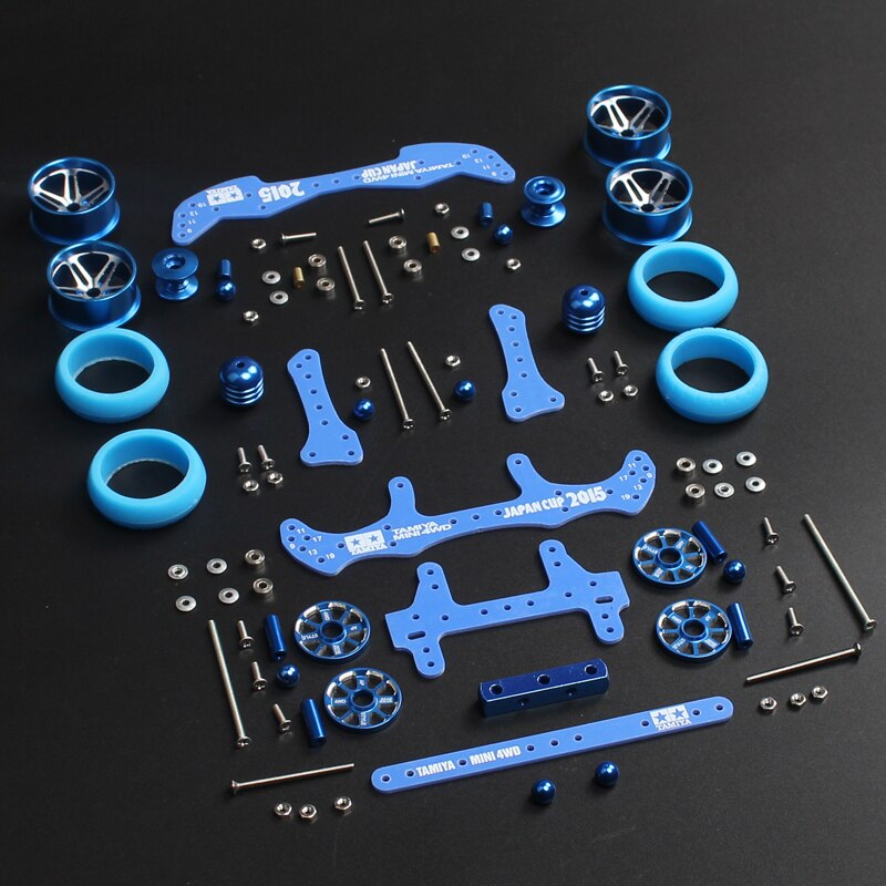 Yang Kai 4WD Modifica FAI DA TE Set FM MA/AR Telaio Pneumatico Ruota di Guida Hub Rubinetto Phoenix Coda per Tamiya mini Modello di Auto