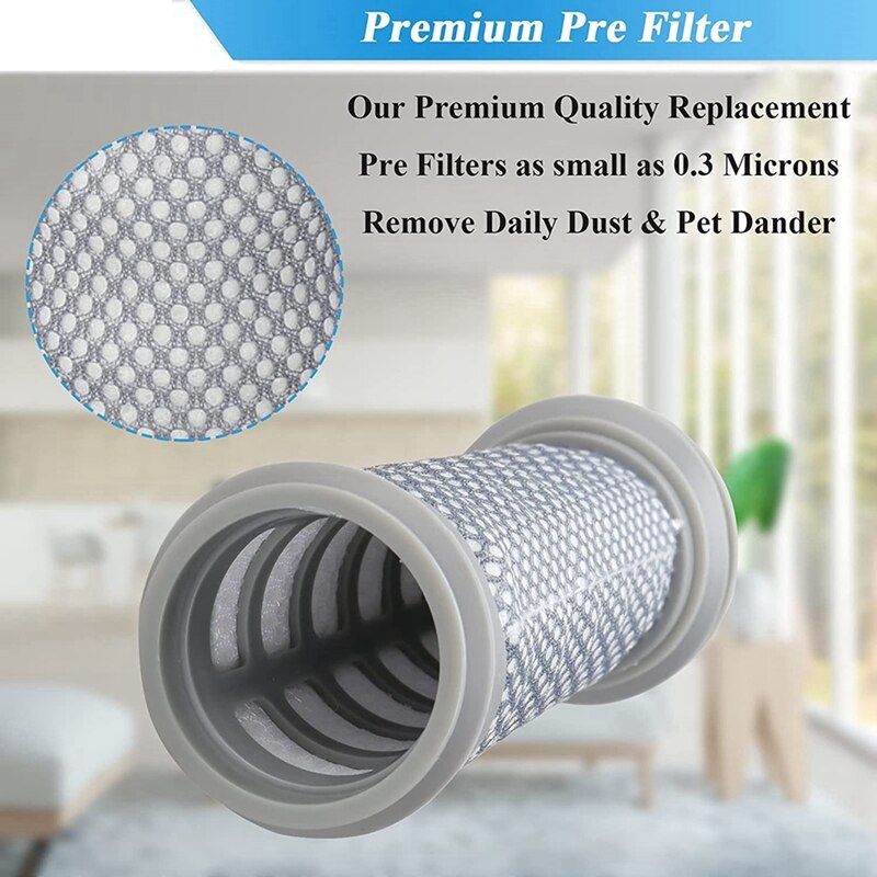 Roller Brush HEPA Filters and Pre-Filters Compatible with Tineco A10 Hero/Master A11 Hero/Master Tineco PURE ONE S11/S12 Cordless Vacuum Cleaners (Color : 5 Rear Filter