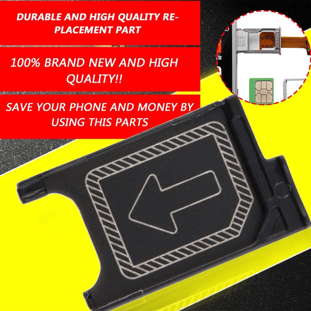1pcs Micro Sim Card Tray Holder Slot Replacement For Sony Xperia Z3 Z3 Compact