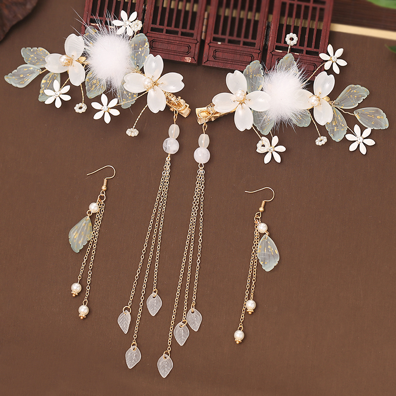 Han Chinese Kleding Accessoires Een Paar Hairclips Fringe Side Clip Haarspeld Antieke Haarspeld Hoofd Accessoires Oude Kostuum: 03