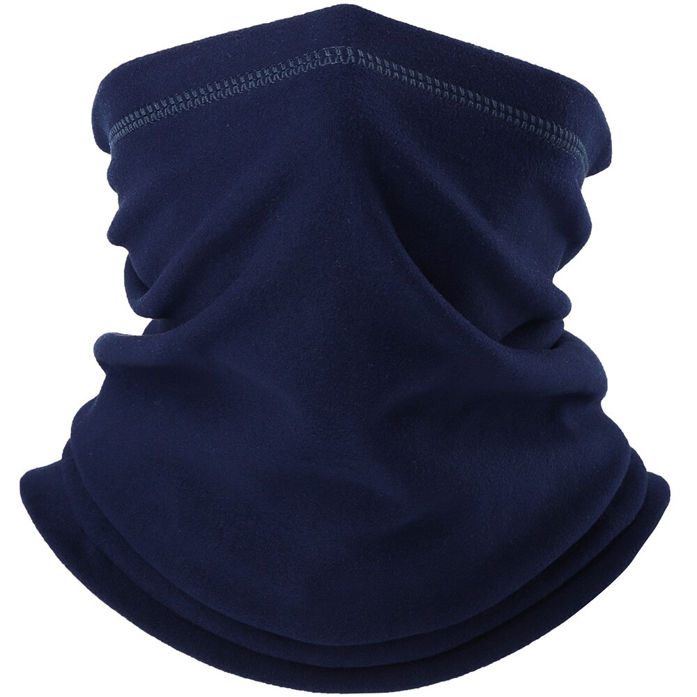 Windproof Fleece Warm Bandana Solid Color Face Mask Scarf Ski Hiking Snowmobile Neck Warmer Gaiter Headband Men Women Winter: 003