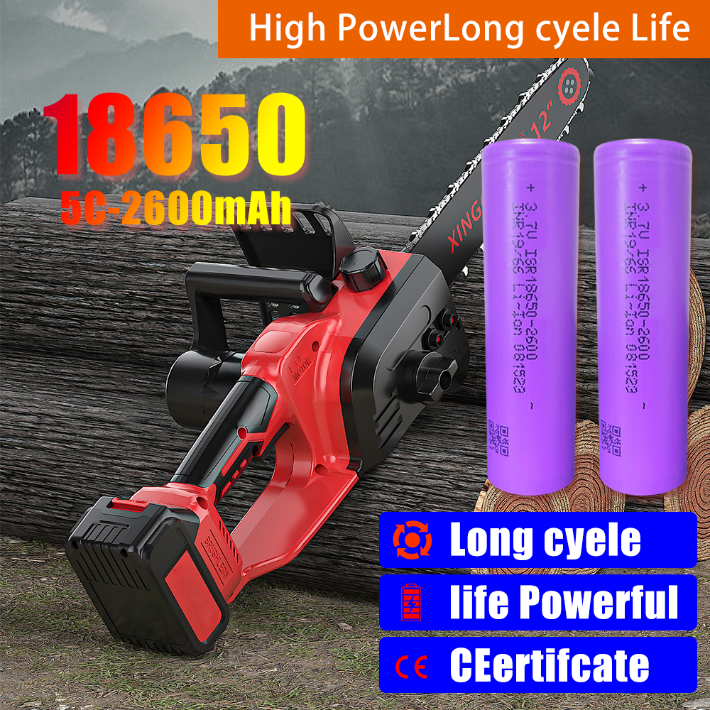 18650 Battery 3.7V 800 1500 2000 2500 2600mAh 5C 10C 3.7V High Temperature Resistant Electric Bicycles/Scooters Batteries Cell