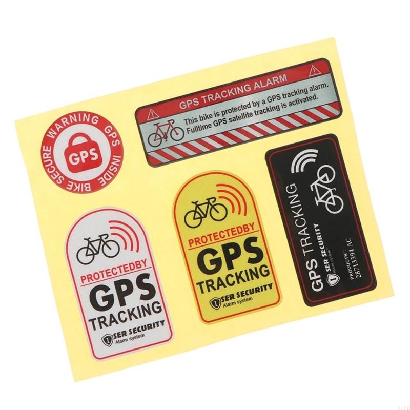 R6FE Beschermende auto Interieur WAARSCHUWING Sticker Duurzaamheid Auto Safety Reflective Sticker voor lang onbeheerd parkeren