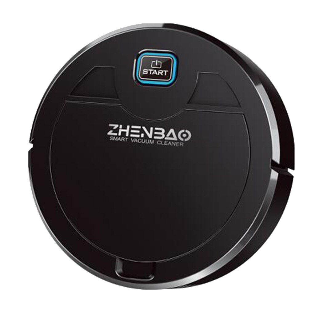 Smart Robot Vacuum Cleaner, 1600Pa Strong Suction for Hardwood/Tile Floor/Carpet: Black