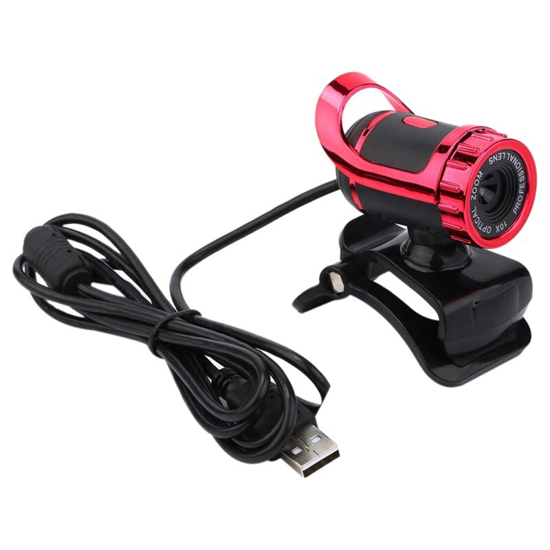 USB 2.0 360 Degree Webcam Web Camera HD 50MP with MIC Clip-on for Computer PC Laptops: Default Title