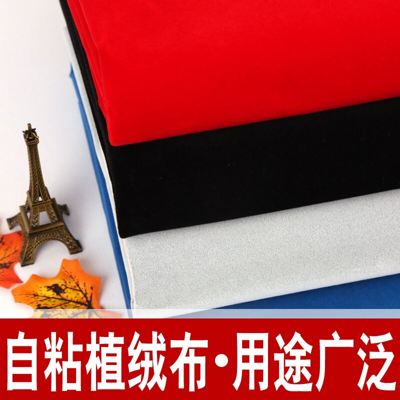 Gegomde Tape Zelfklevende Fluwelen Flanellen Deskdrawer Sieraden Display Flanellen Doek Stof Verdikking Diy Home Decor 150x50cm