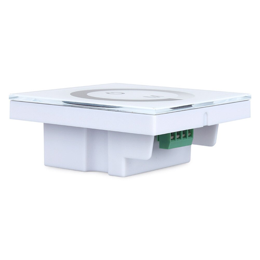 Dc 12v-24v controle de vidro sensível fácil instalar ajustável prático manual universal painel de toque dimmer montado na parede do diodo emissor de luz