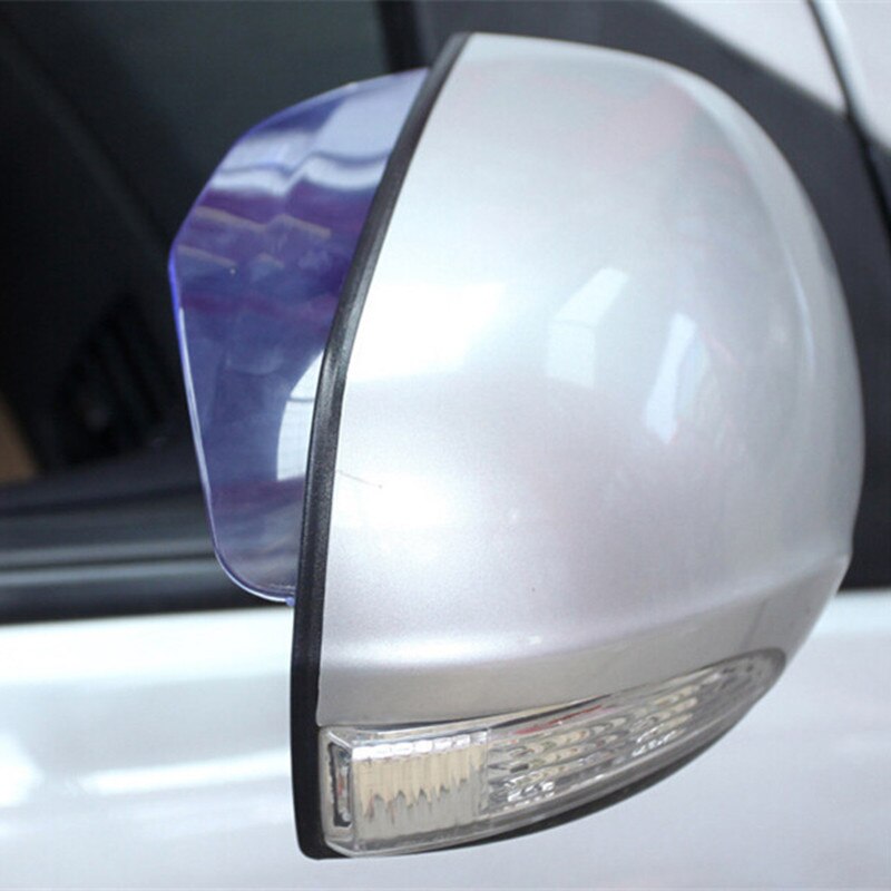 2 pezzi PVC auto specchietto retrovisore adesivo pioggia sopracciglio guarnizione auto specchio pioggia scudo ombra copertura protettore protezione impermeabile