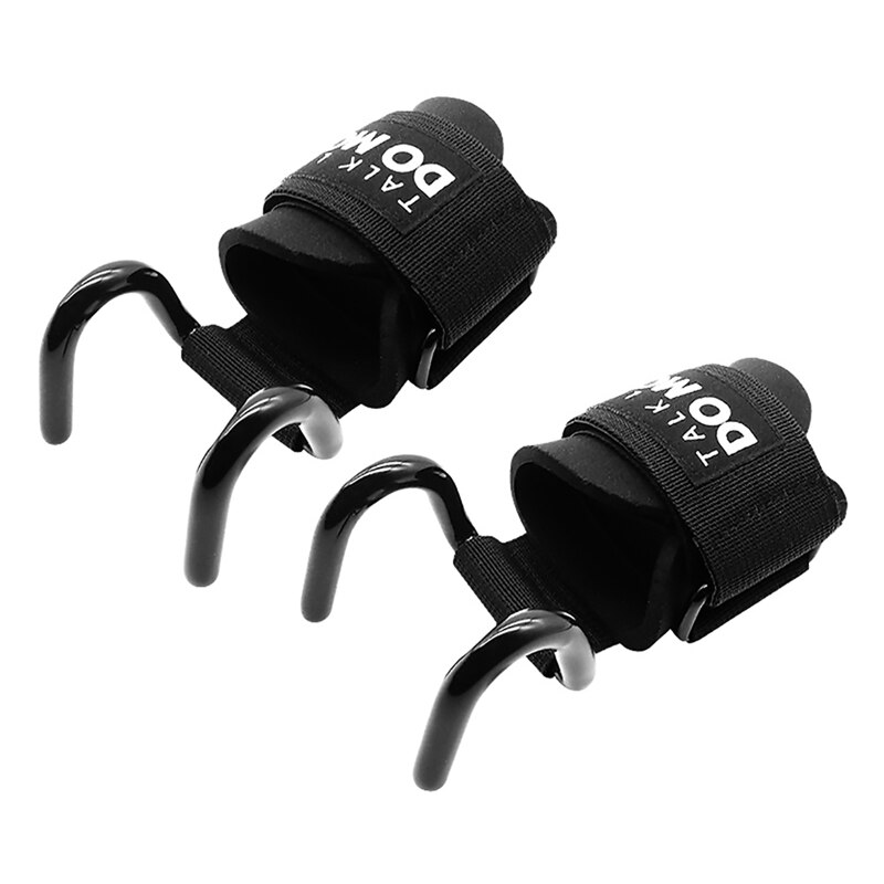 2 stücke Handgelenk Unterstützung Mit Haken Anti-slip Einstellbare Handschuhe Gym Fitness Gewichtheben Arme Festigkeit Ausbildung Strap Grip