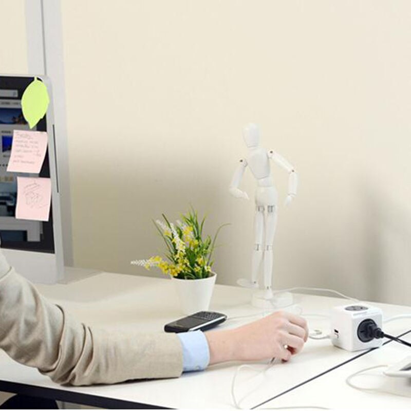 Power Cube Socket USB Ports Adapter Switched Socket Expandable Multifunction