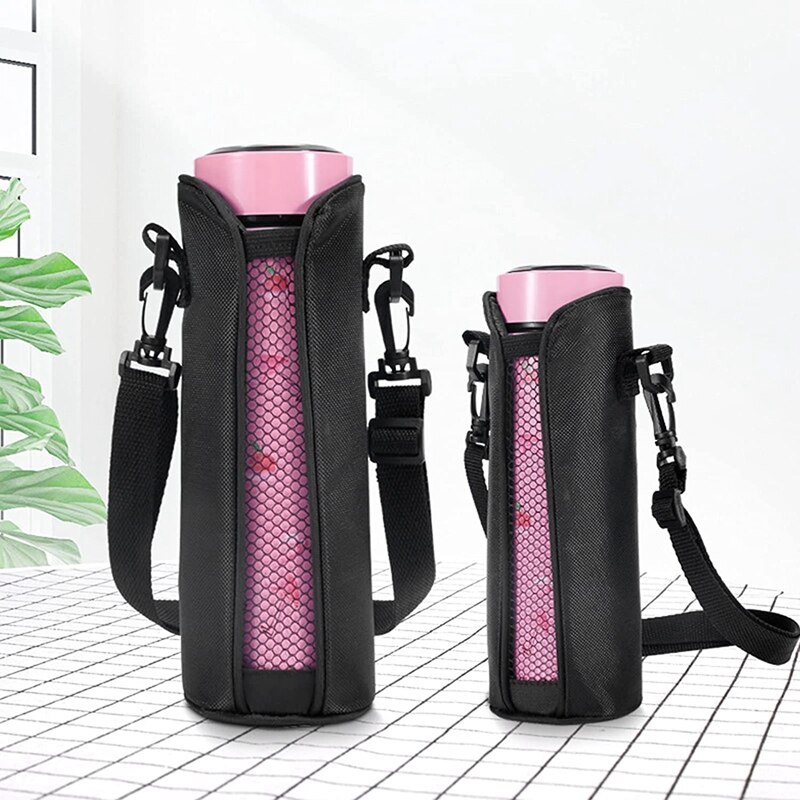 Fles Carrier Pouch, Fles Pouch Houder Verstelbare Schouderriem, Koeltas Dagelijks Outdoor Activiteiten Fles Mouw