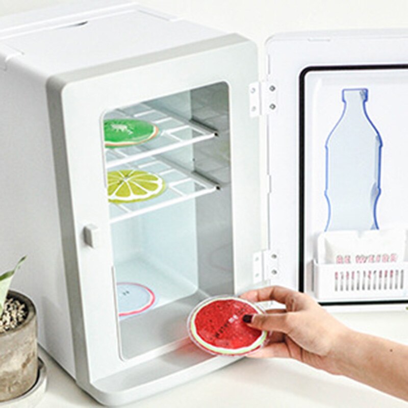 3pcs Reusable Cooling ice pack cold Round Colourful Iced Packs Cooler Bags Fruit Cold Fresh Food Drink Ice Gel pack