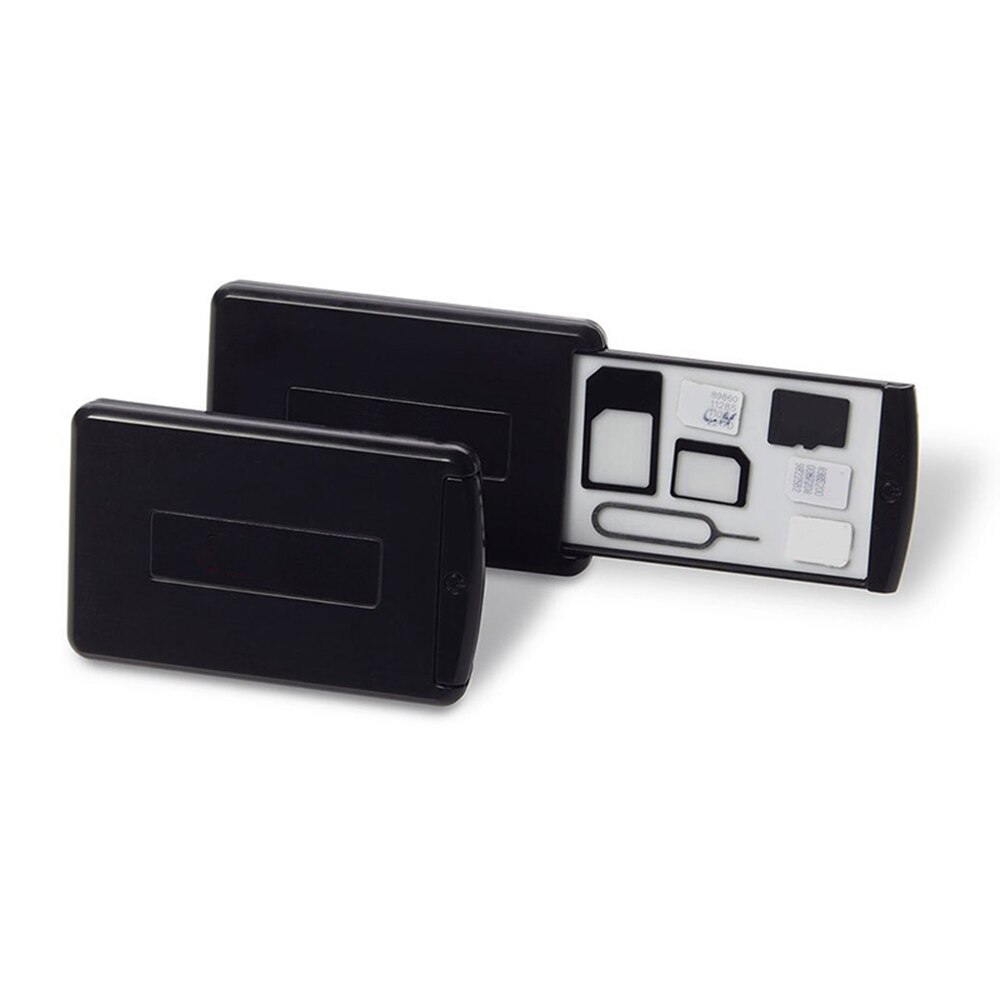 SD Card Organizer Spill Proof Portable Spill Proof Durable SD Card Organizer Compact Safe SIM Card Case