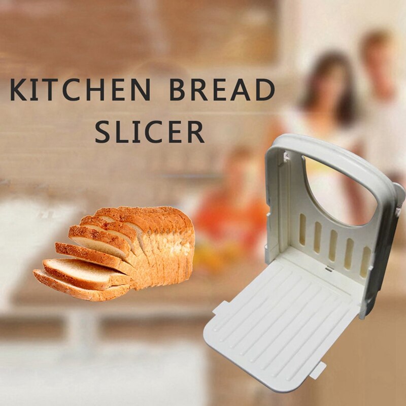Broodsnijmachine Toast Slicer Toast Snijden Gids Opvouwbare En Verstelbare Handed Broodmachine Brood Maker Voor Zelfgemaakte Brood