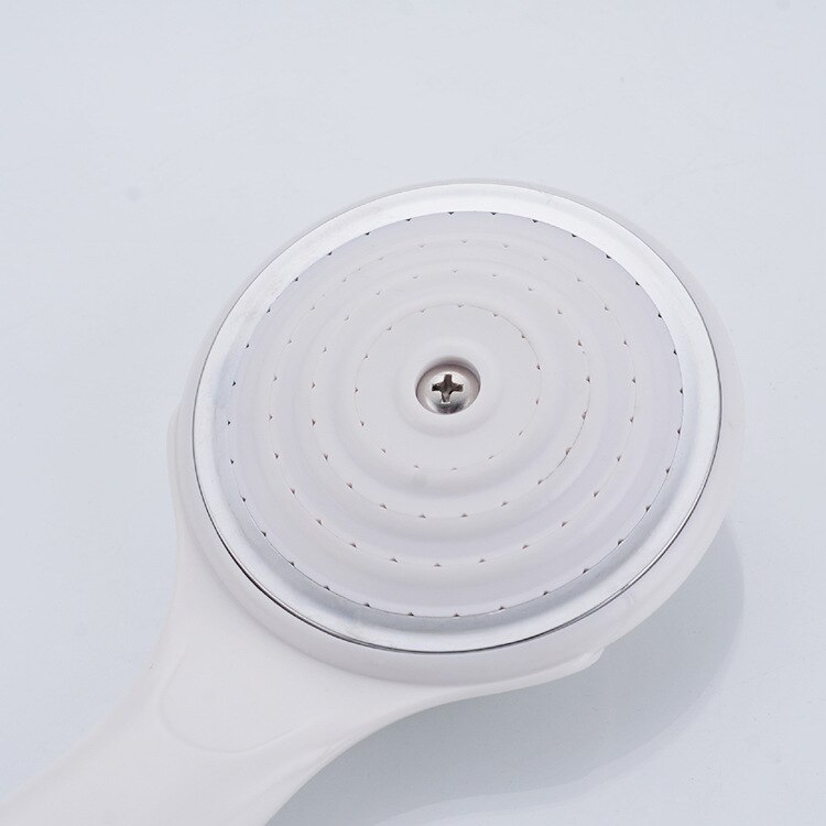 White Single-Function -resistant Hand-Held Nozzle Shower Nozzle Supercharge Water-Saving Cold ABS Shower Nozzle