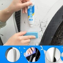 Dissolvant d'aide à la peinture | Pâte et éponge pour voiture, pâte à gratter, peinture de corps pour véhicule utile, kit de pâte à rectifier pour polissage