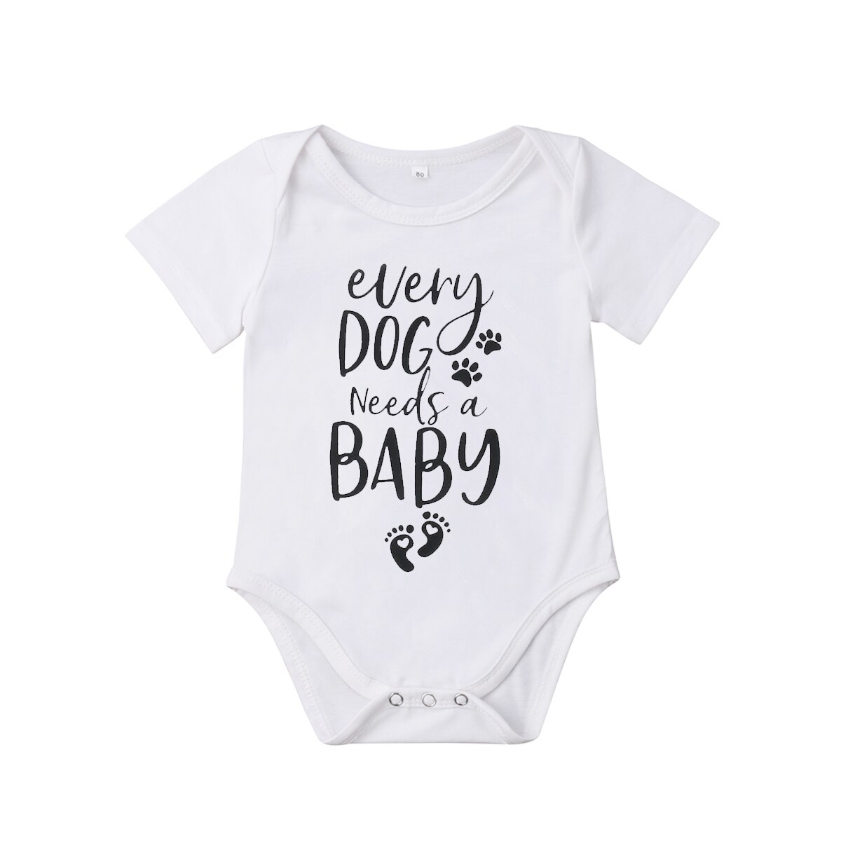 0-18M été casual mignon enfant en bas âge bébé filles garçons body à manches courtes lettre imprimer blanc combinaisons vêtements