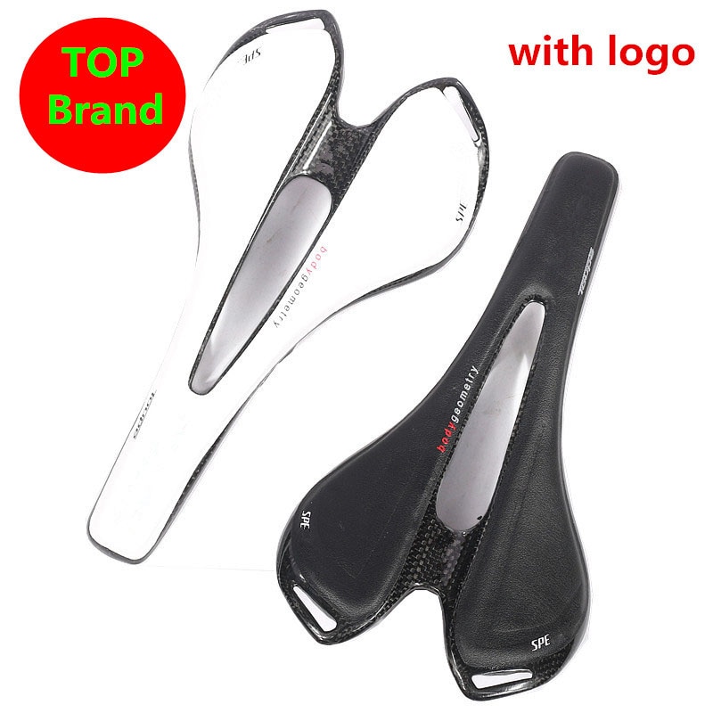 Selle de vélo en Fiber de carbone 3K de supérieure rouge route spéciale vtt Toupe siège de vélo pièces de cyclisme selle en cuir Foxe Ruids Racing D