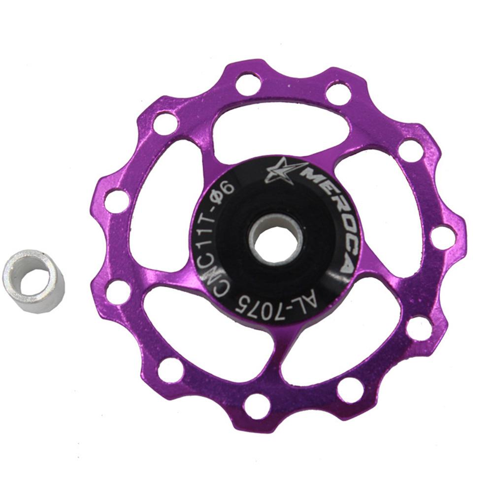 11T/13T Aluminium Mtb Mountainbike Fiets Achterderailleur Pulley Jockey Wiel Racefiets Gids Roller voor 7/8/9/10 Speed: 11T purple