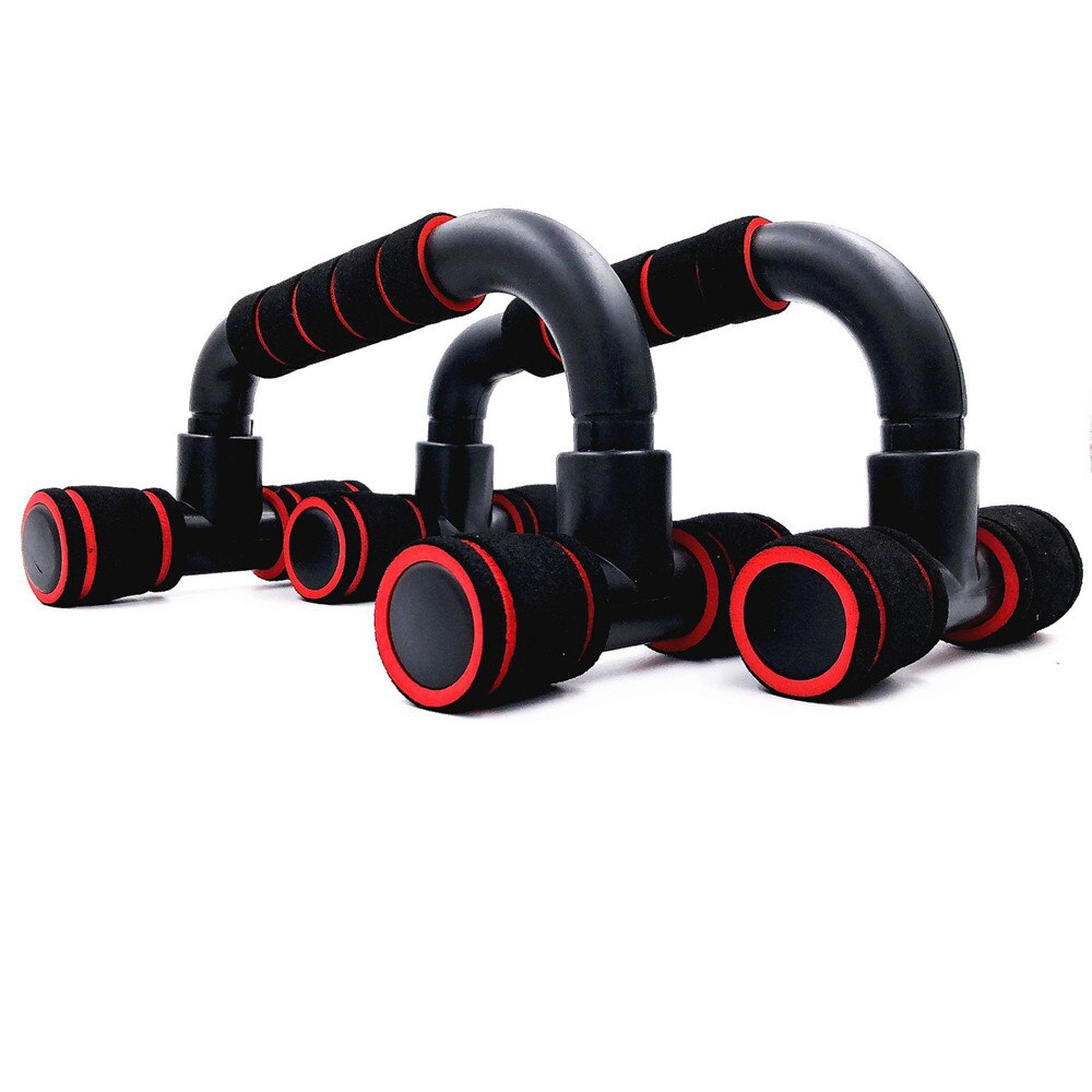 Push ups stativer hånd bar hjemme fitness fitness udstyr hånd bar push up stativ fitness barer hjemme fitness push up barer træning bar: Rød