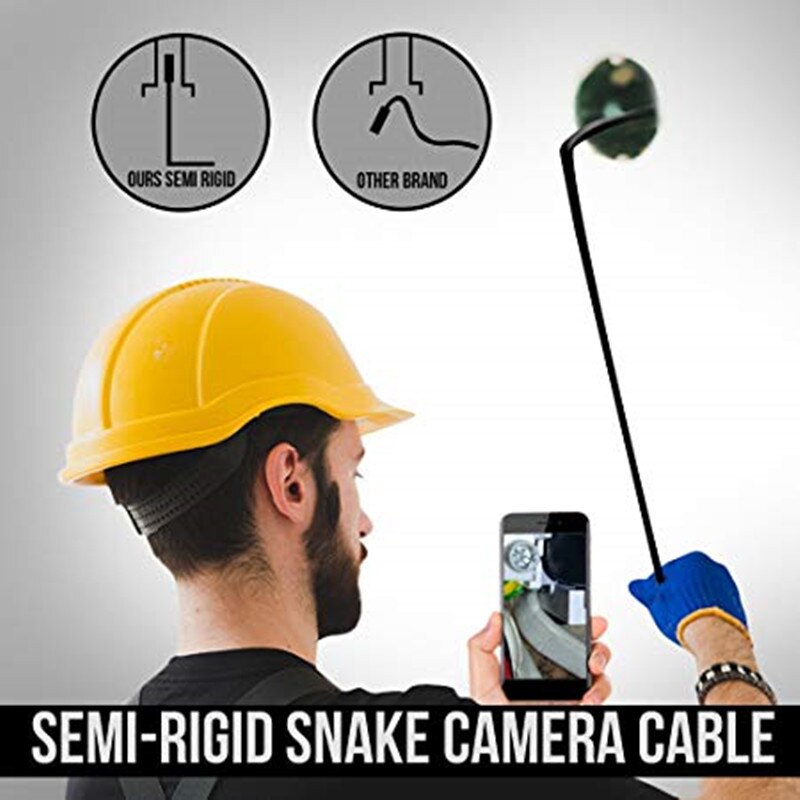 5.5mm linssiä 1m/1.5m/2m/5m kovaa kaapelia android usb endoskooppi kamera led valo boreskooppi kamera pc android puhelimeen