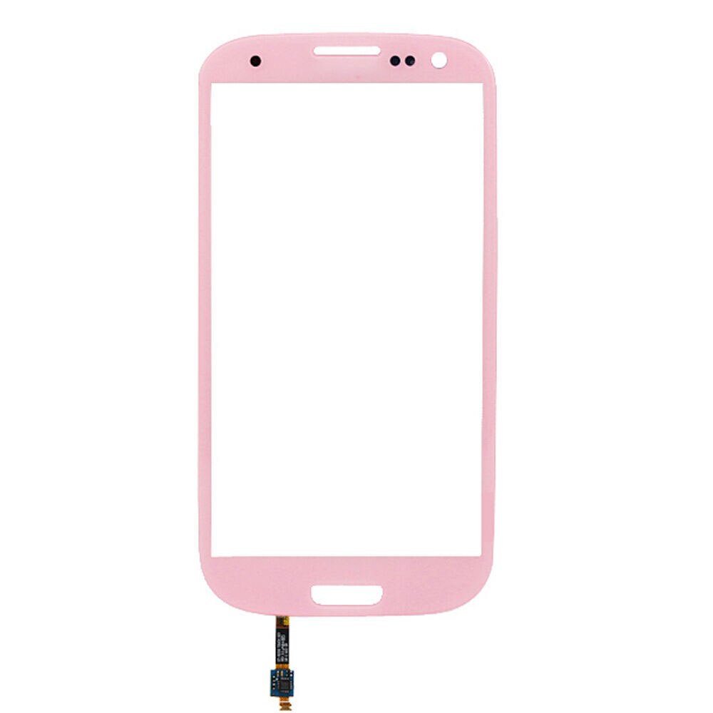 Pantalla táctil para móvil, digitalizador de lente de cristal frontal con piezas de repuesto adhesivas gratis para Samsung Galaxy SIII S3 i9300