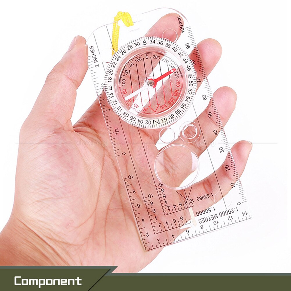 CCYKXA Navigation Compass, Hiking Compass, Bonus 11 In 1 Multi-Tool