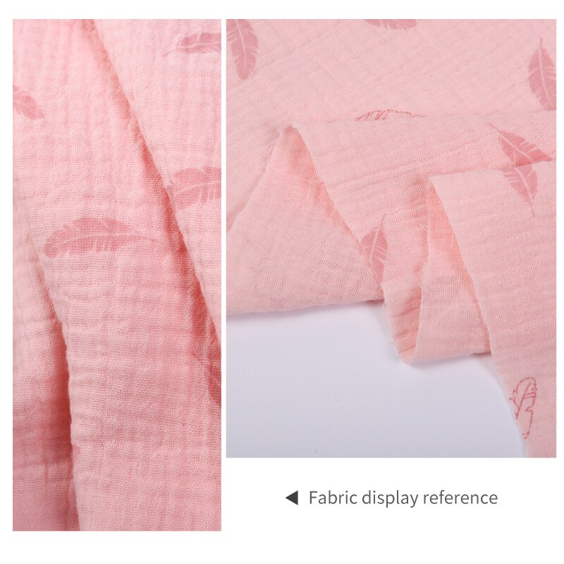 Double Cotton Gauze Muslin Printed Fabric Diy Double Gauze Fabric For Baby 100% Cotton Fabric Cotton Muslin Double Fabric