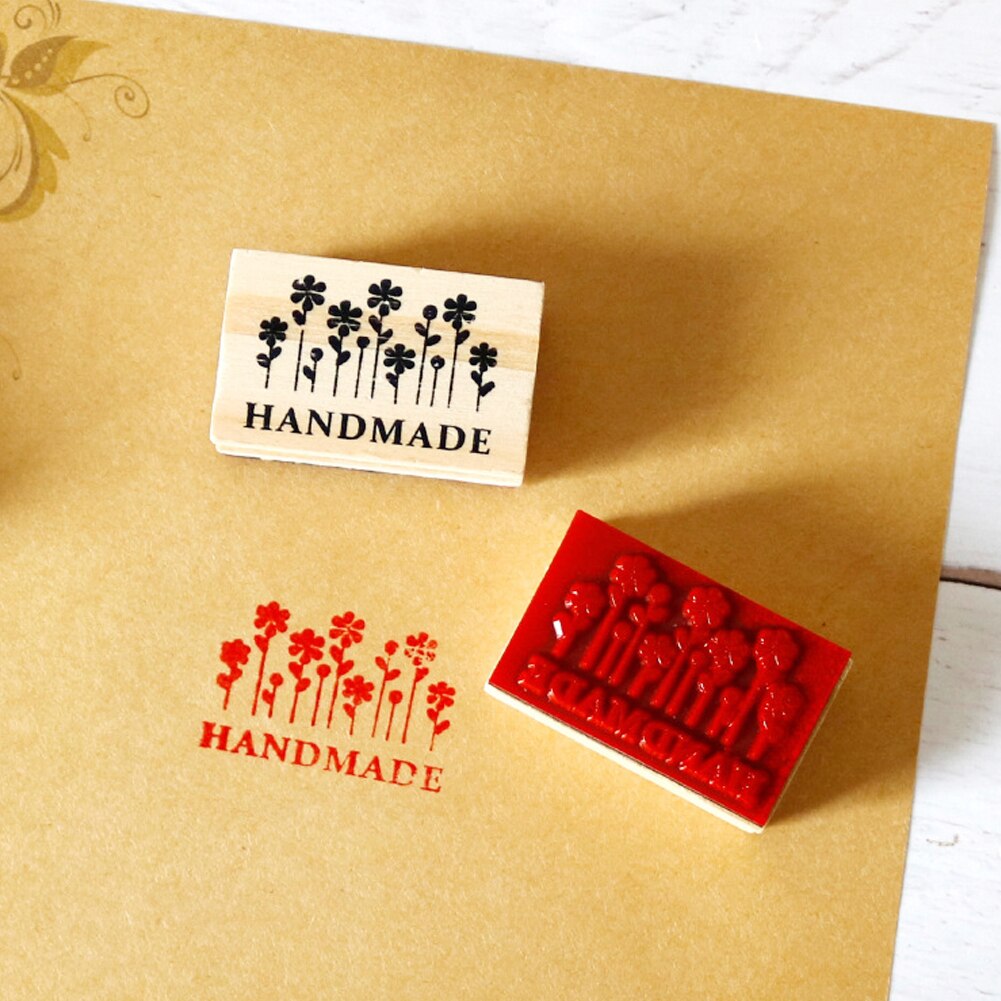 Wooden Retro Vintage Month Week Number Planner Stamp Basic Function Series Digital Symbol Stamp DIY Seal Stationery Supplies